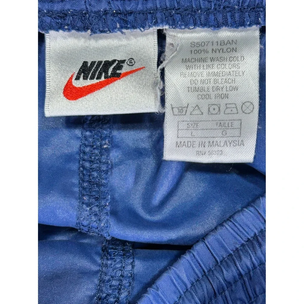 Vintage Nike Men's Large WindBreaker Pants Joggers Ankle‎ Zip Sweatpants